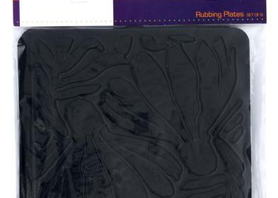 Rubbing Plates-Floral Fantasy 6 Set