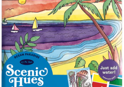 Ooly Scenic Hues DIY Watercolor Art Kit-Desert Getaway